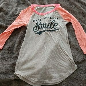 American Eagle raglan baseball t size XS